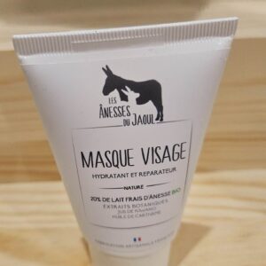 Masque Visage au Lait d'ânesse Frais Bio " Les Ânesses du Jaoul"