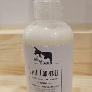 Lait Corporel au Lait d'ânesse Frais Bio "Les Ânesses du Jaoul"