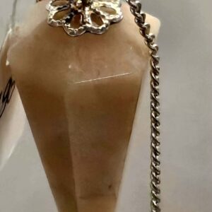 Pendule "Pierre de Lune Rose" Magique