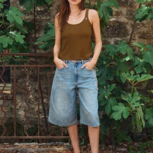 Bermuda "MOLLY BRACKEN" en jean large