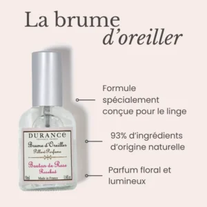 Brume d'oreiller "Bouton de Rose"