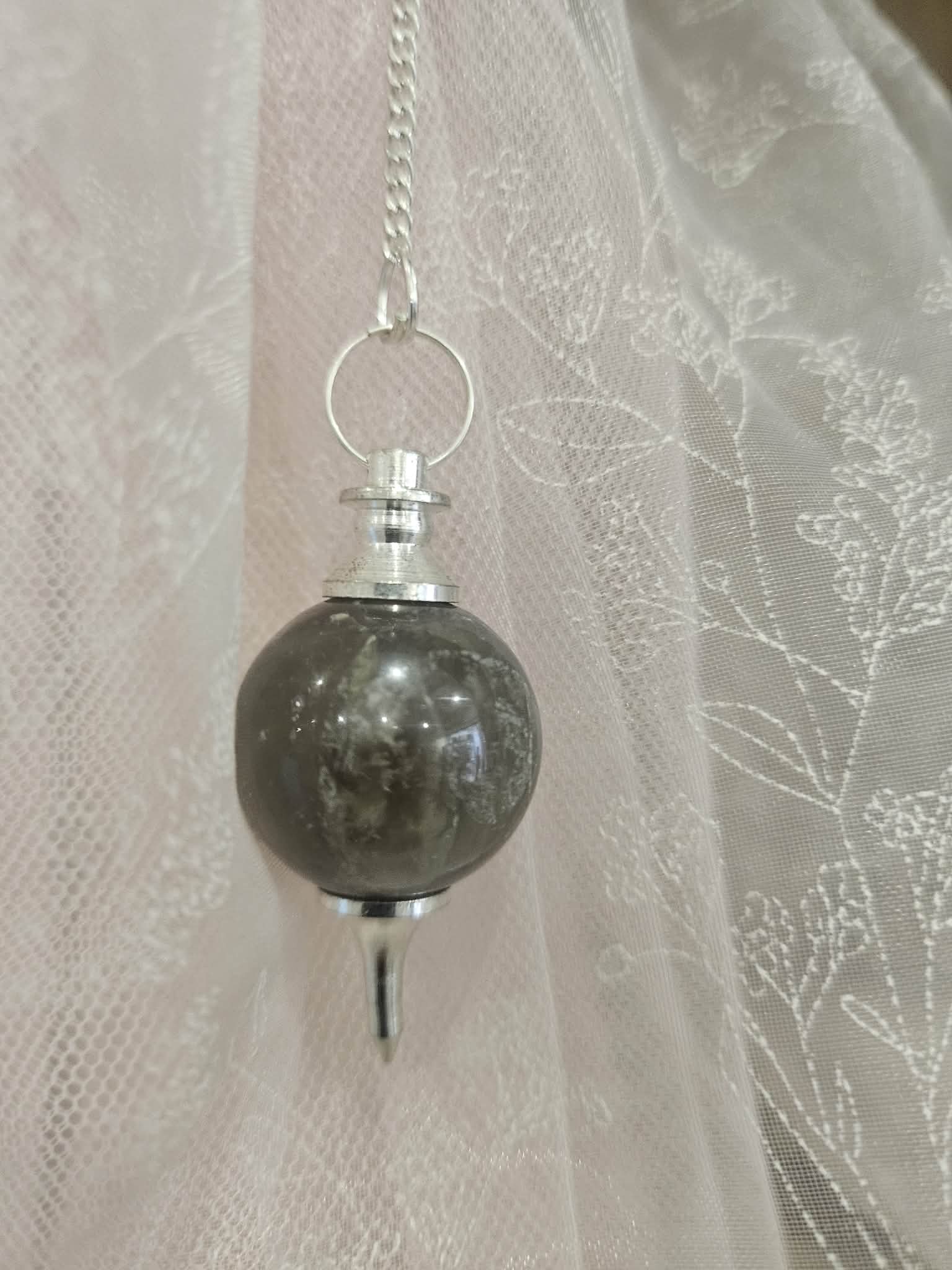 Pendule Sphère "Quartz fumé" – Image 2
