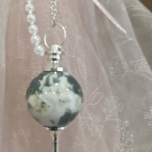 Pendule Sphère "Agate Mousse"