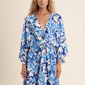Robe courte, "MOLLY BRACKEN", manches évasées Blue Alizee